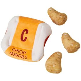 Cosmo Furbabies Chicken Nugget Plush Puzzle for Dogs