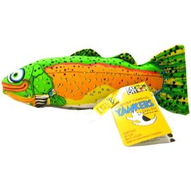 Fat Cat Classic Yankers Dog Toy  Assorted  Trout (14"L x 5"W x 3"H)