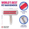 Reusable dog and cat lint remover for furniture, sofas, carpets, car seats and bedding - Eco-friendly, portable