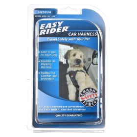 Coastal Pet Easy Rider Car Harness  Black (Option: Medium (Girth Size 20"30"))