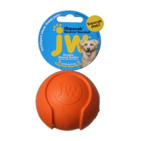 JW Pet iSqueak Bouncing Baseball Rubber Dog Toy (Option: Medium 3" Diameter)