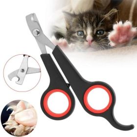 Pet Nail Claw Grooming Scissors Clippers For Dog Cat Bird Toys Gerbil Rabbit Ferret Small Animals Newest Pet Grooming Supplies (Metal color: pink&white)