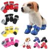 Pet Dog shoes Waterproof Anti-slip boots sizes 1-7