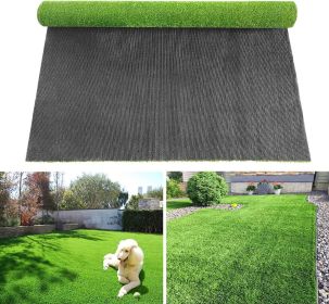 Artificial Grass Turf Runner Rug Synthetic Grass Pet Carpet 0.5" Pile Height for Outside Patio Garden Lawn Balcony Landscape Dog (Color: 3FTX10FT)