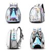 Breathable Portable Pet Carrier Bag Outdoor Travel backpack for dog, Transparent Space pet Backpack